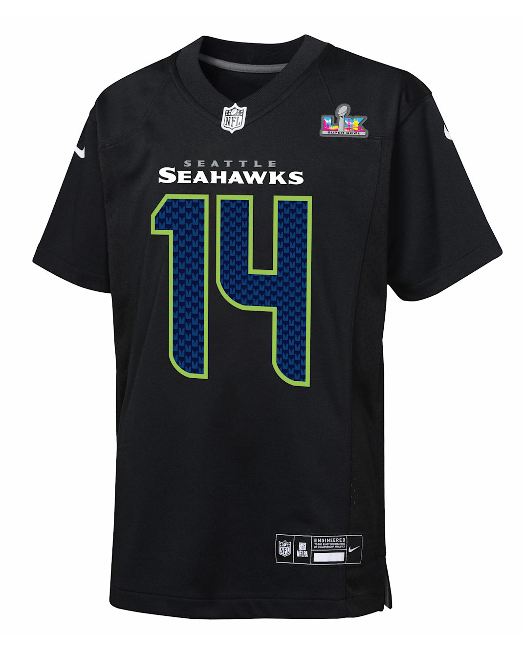 Sam Darnold Seattle Seahawks Super Bowl LX Big Kids' Nike NFL Game Jersey - Black