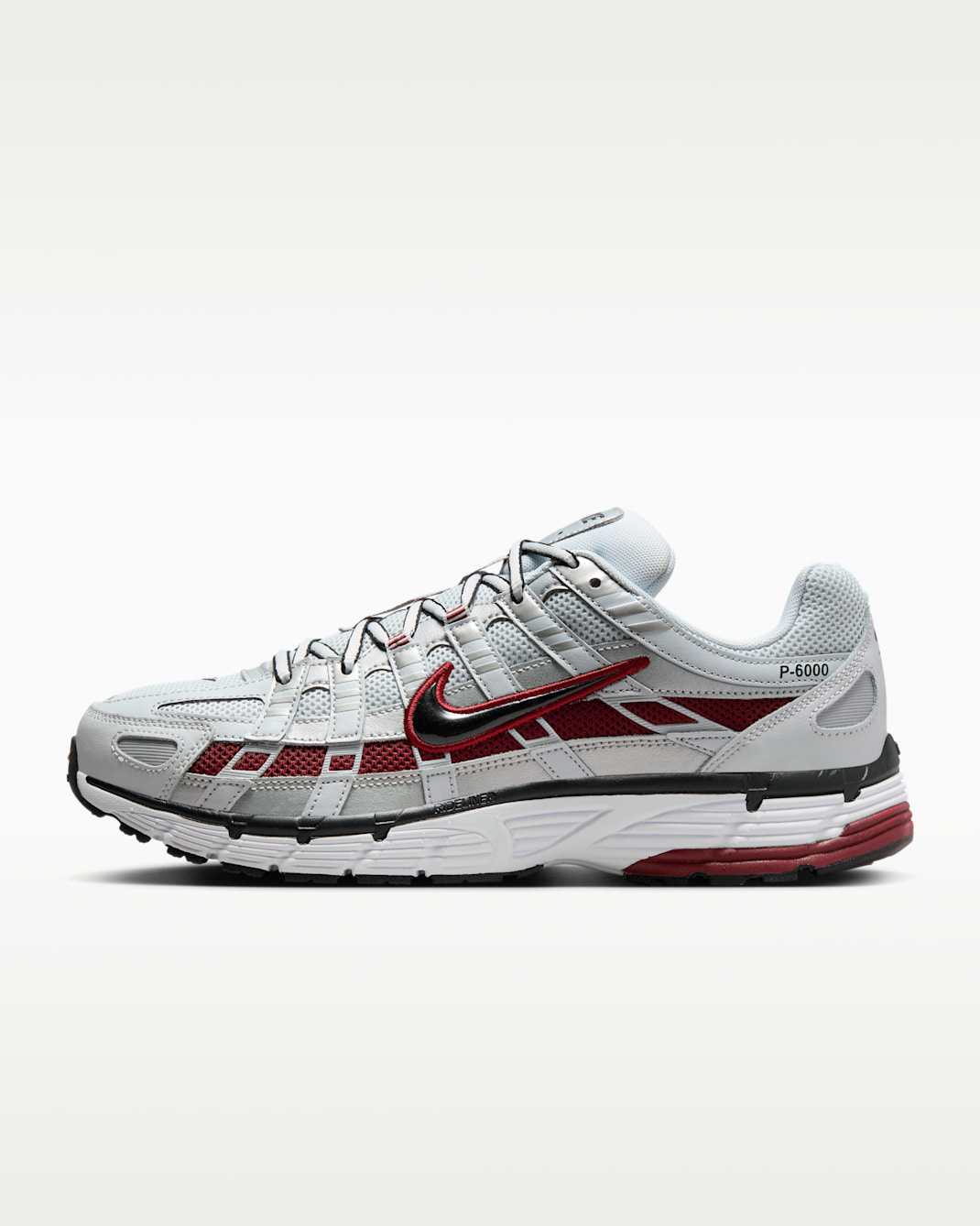 รองเท้า Nike P-6000 - Pure Platinum/Metallic Platinum/ขาว/Dark Team Red