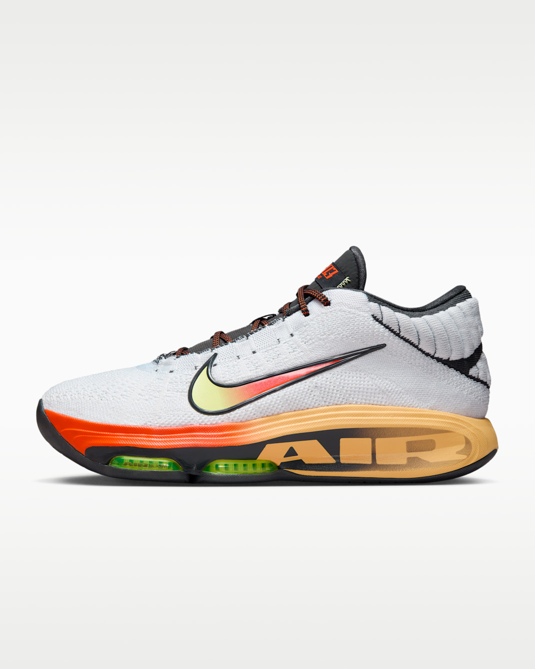 Nike G.T. Hustle 3 EP Basketball Shoes - White/Safety Orange/Volt