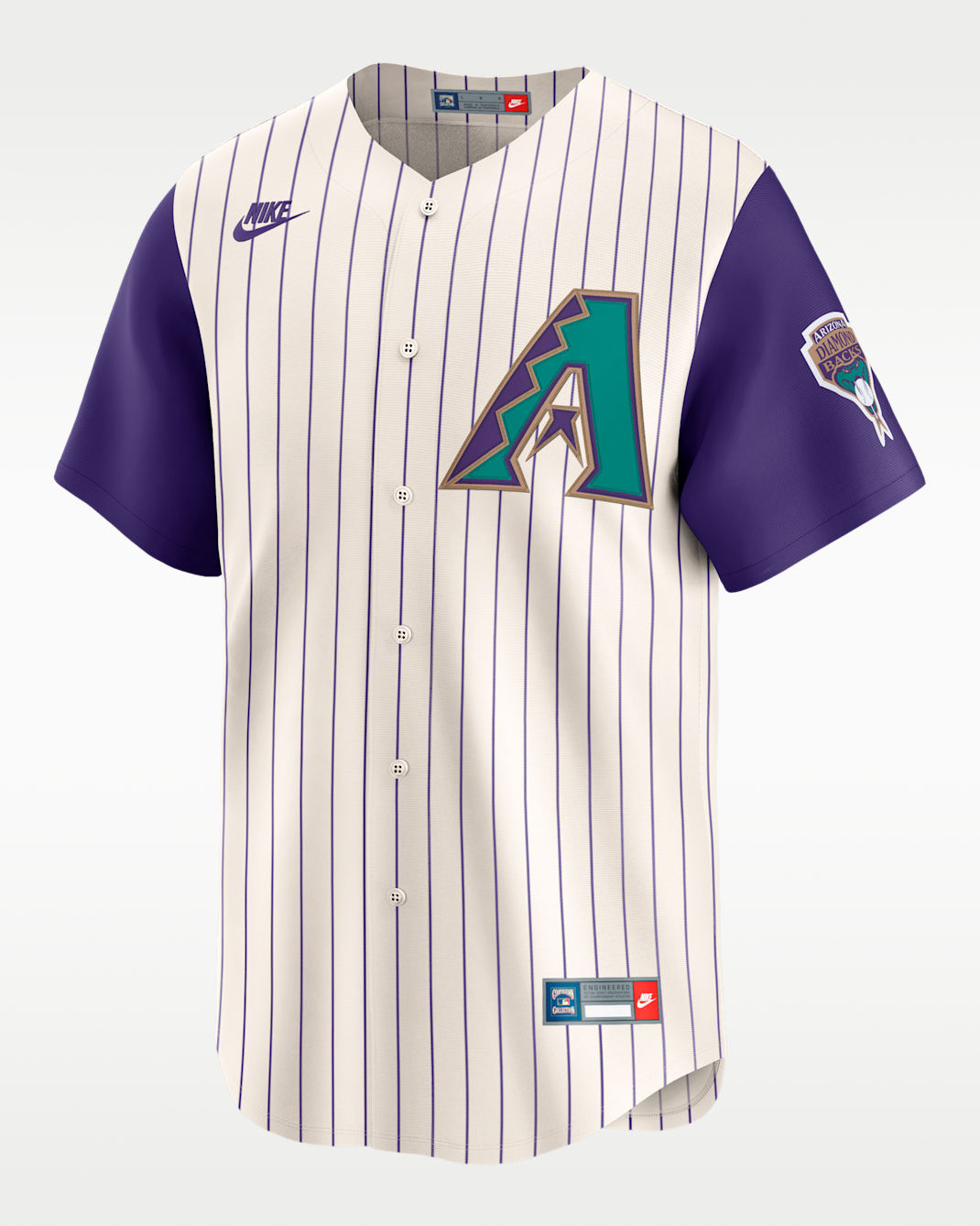 Luis Gonzalez Arizona Diamondbacks Cooperstown Men's Nike Dri-FIT ADV MLB Limited Jersey - Cream