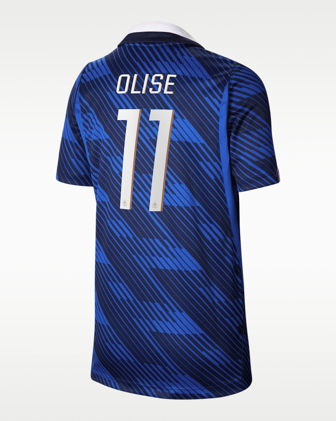 Jersey de fútbol Nike Dri-FIT para niños talla grande Michael Olise France National Team 2026 Stadium Home - Azul
