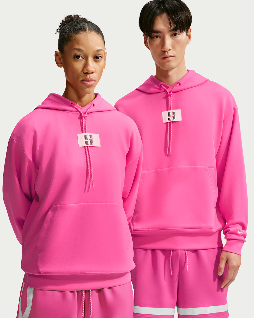 Sabrina Dri-FIT Basketball Hoodie - Desert Pink/Ice Silver/Sail