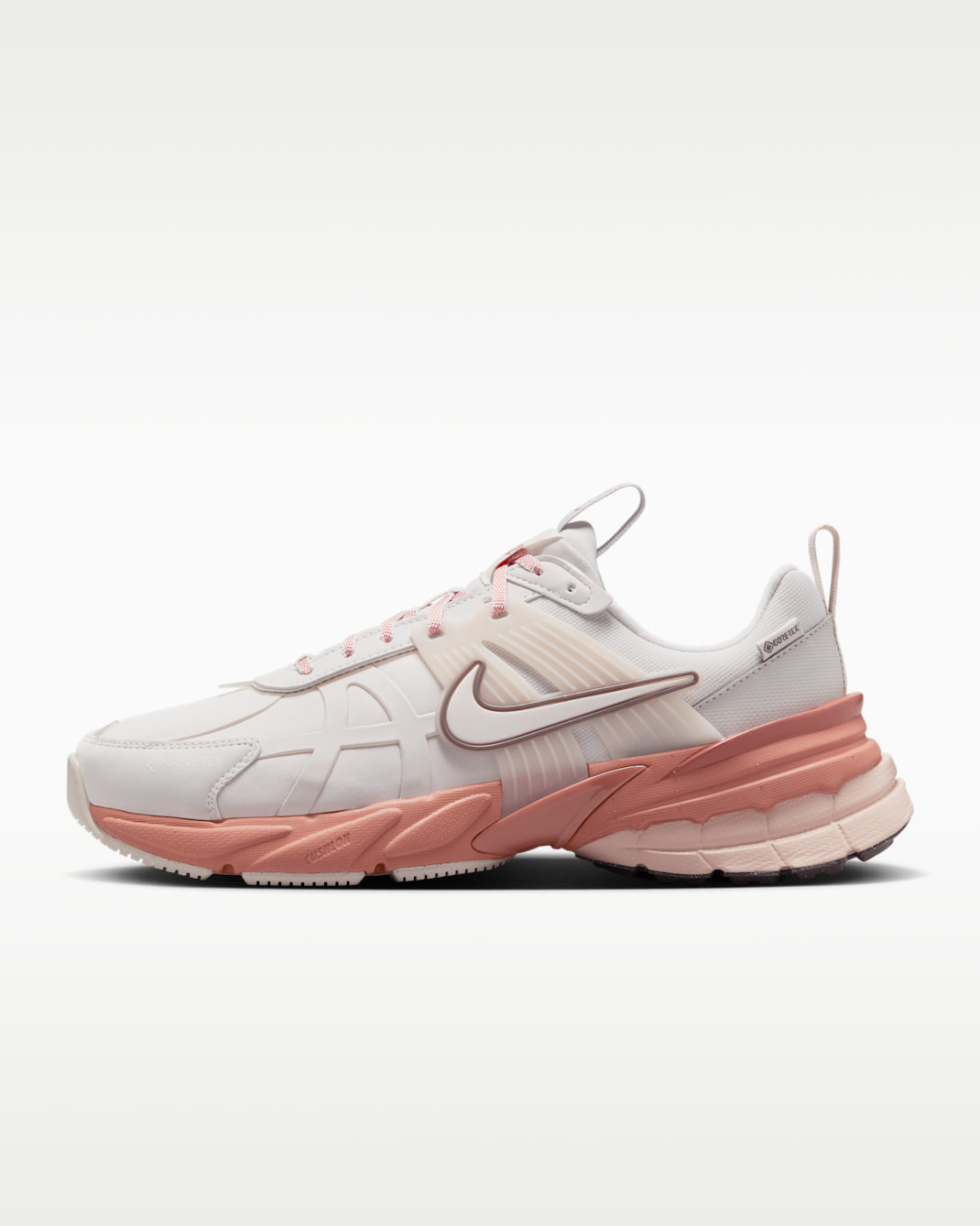 Nike V2K Run GORE-TEX Women's Waterproof Shoes - Phantom/Light Bone/Terra Blush/Phantom