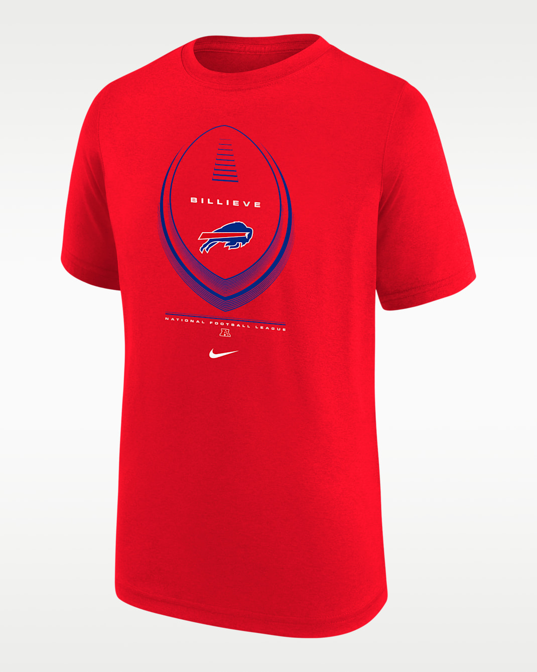 Playera Nike Dri-FIT de la NFL para niños talla grande Buffalo Bills Icon Legend Edition - Rojo
