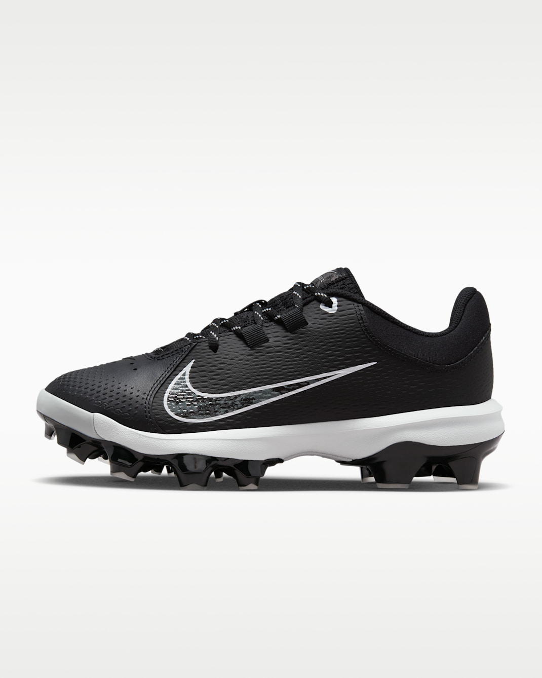 Nike Hyperdiamond 4 Pro MCS Women's Softball Cleats - Black/Pure Platinum/White