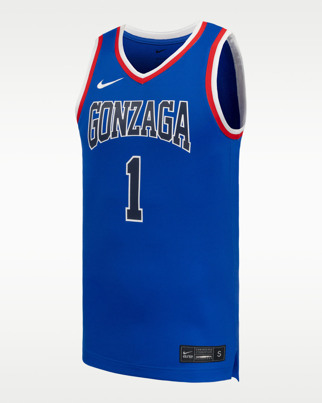 Gonzaga Bulldogs Men's Nike College Replica Jersey - Royal