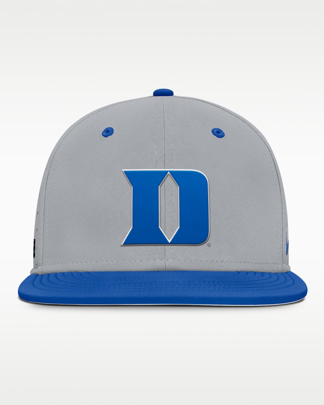 Gorra universitaria Nike Dri-FIT ajustada para hombre Duke Blue Devils Dugout True - Gris