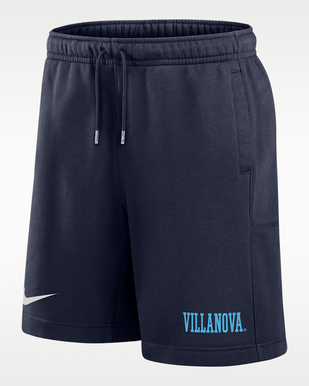 Shorts Nike de tejido Fleece para hombre Villanova Wildcats Club - Azul marino universitario