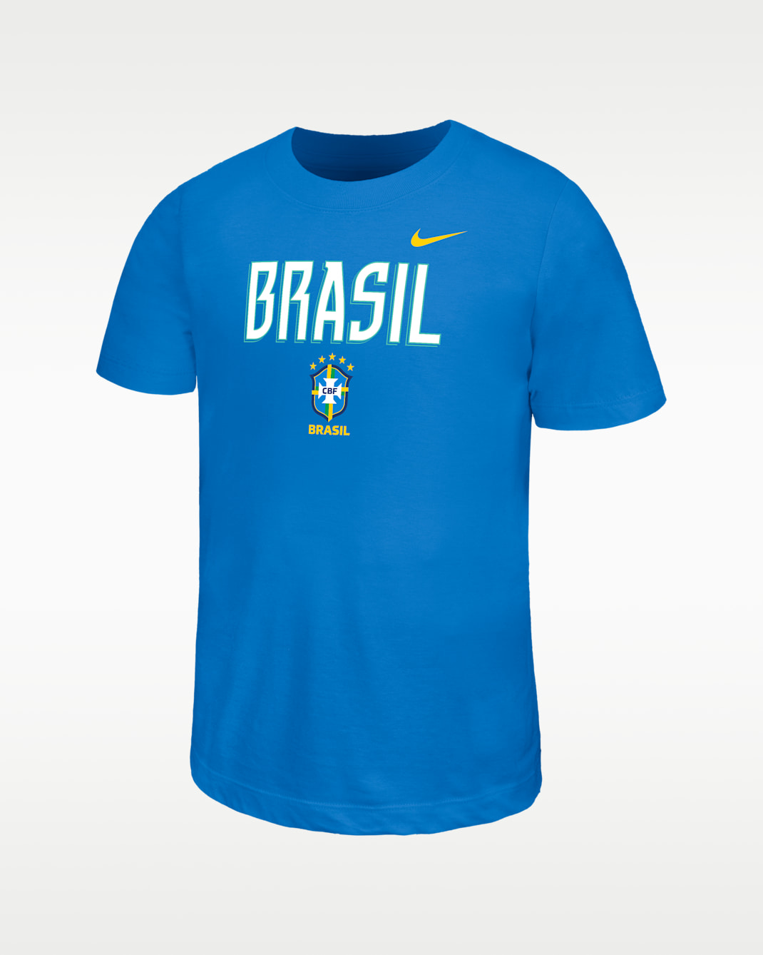 Brazil Big Kids' Nike Soccer T-Shirt - Game Royal