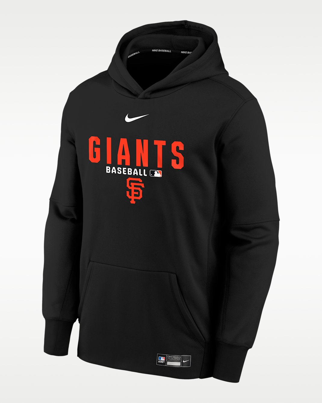 San Francisco Giants Authentic Collection Big Kid's Therma-FIT MLB Hoodie - Black