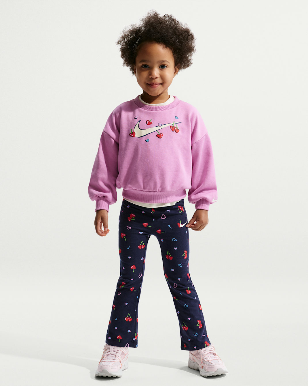 Nike Cherry Toddler Crew and Leggings Set - Midnight Navy