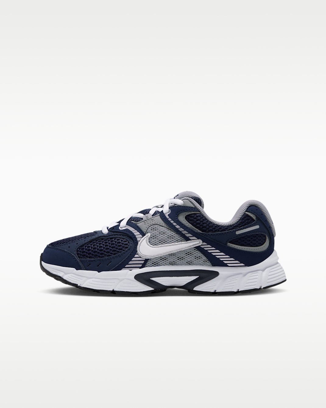 Nike V5 RNR Older Kids' Shoes - Thunder Blue/Light Smoke Grey/Metallic Silver/White
