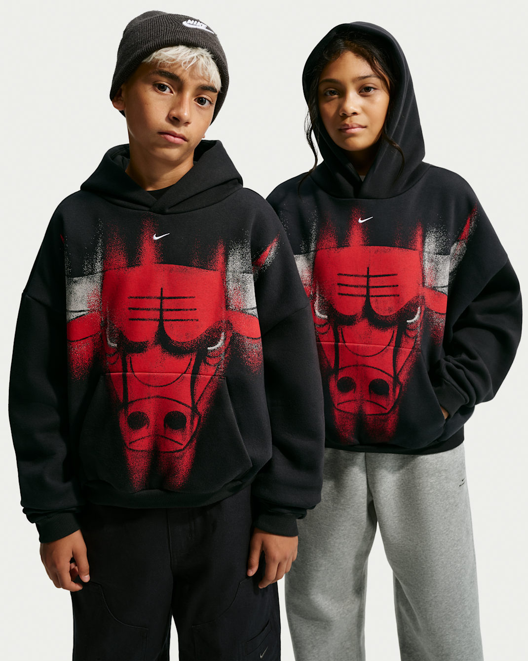 Chicago Bulls Big Kids' Nike Basketball Hoodie