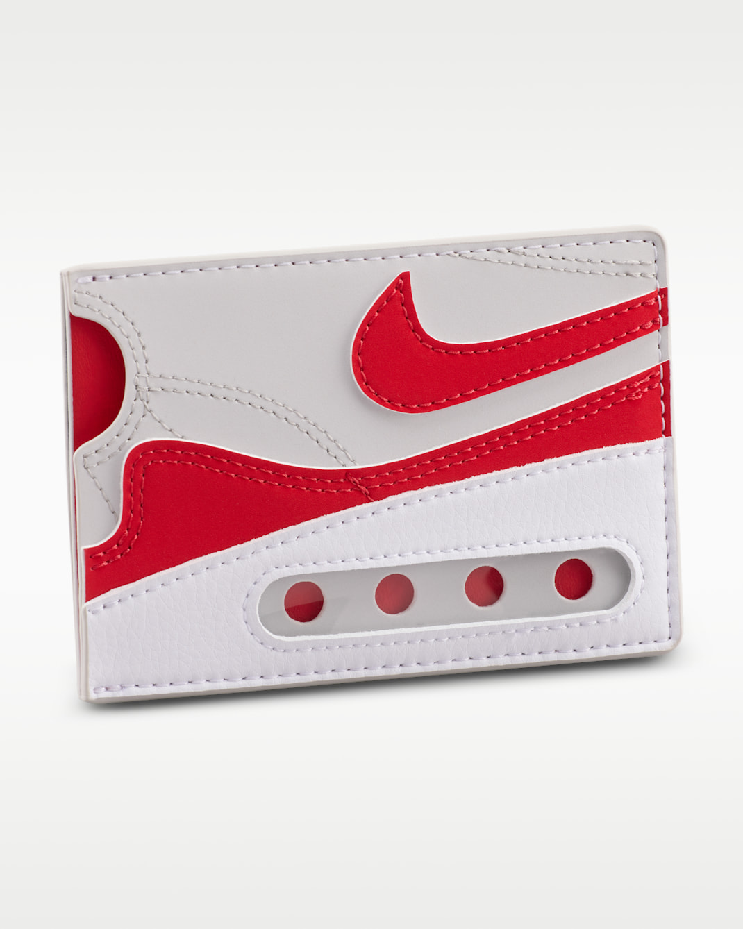 Tarjetero Nike Icon Air Max - Gris neutro/Blanco/Rojo universitario