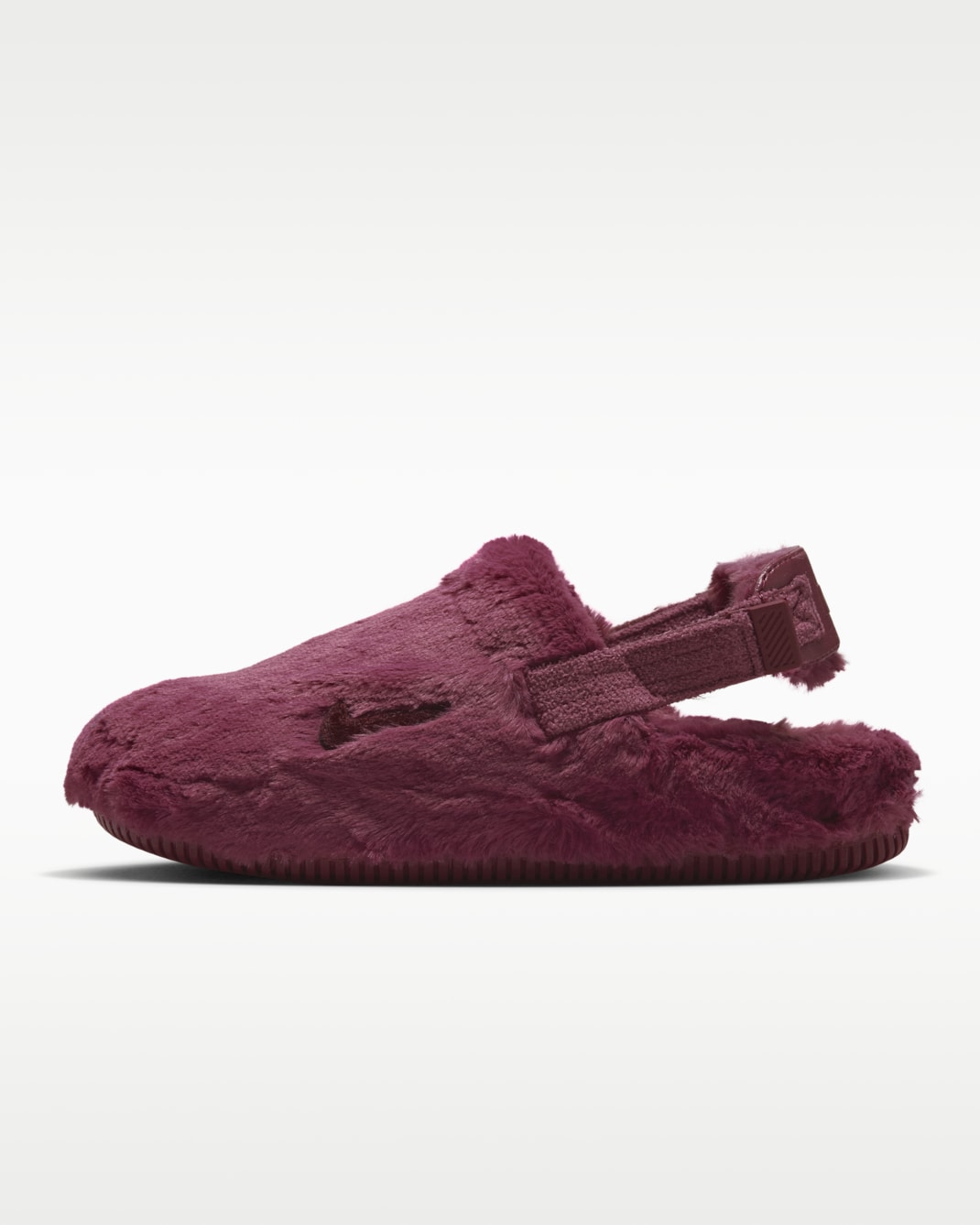 Nike Calm SE Faux Fur Women's Mules - Pink Smoke/Mystic Dates