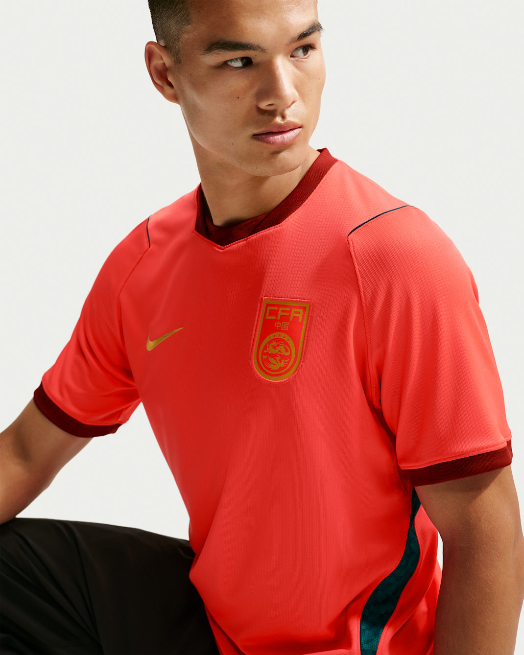 China 2026 Stadium Home Men's Nike Dri-FIT Soccer Replica Jersey