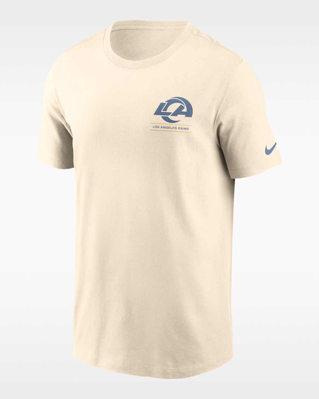 Los Angeles Rams Essential Vintage Mod Men's Nike NFL T-Shirt - Natural