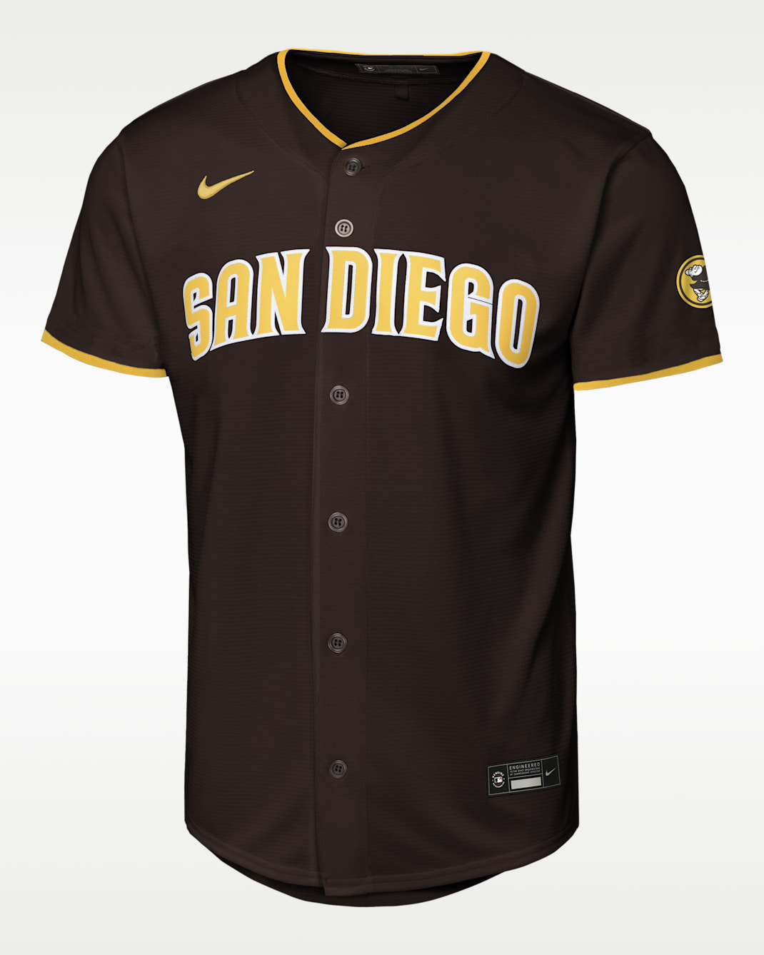 Jersey de local Nike Stadium de la MLB para niños talla grande San Diego Padres - Marrón