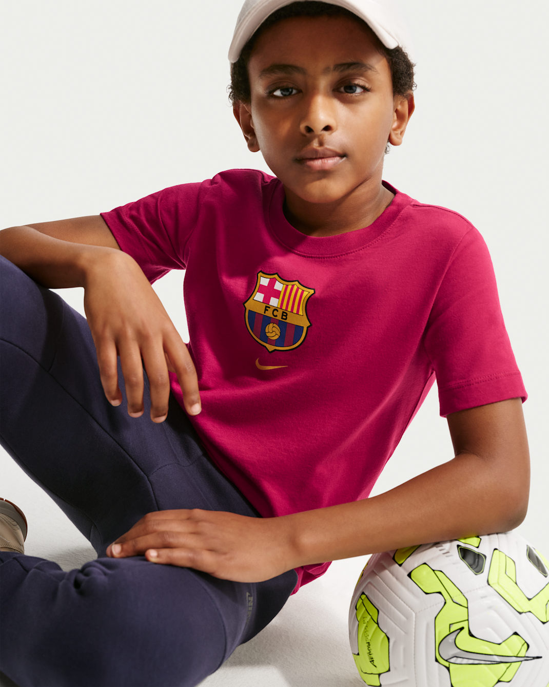 FC Barcelona Big Kids' Nike Soccer T-Shirt