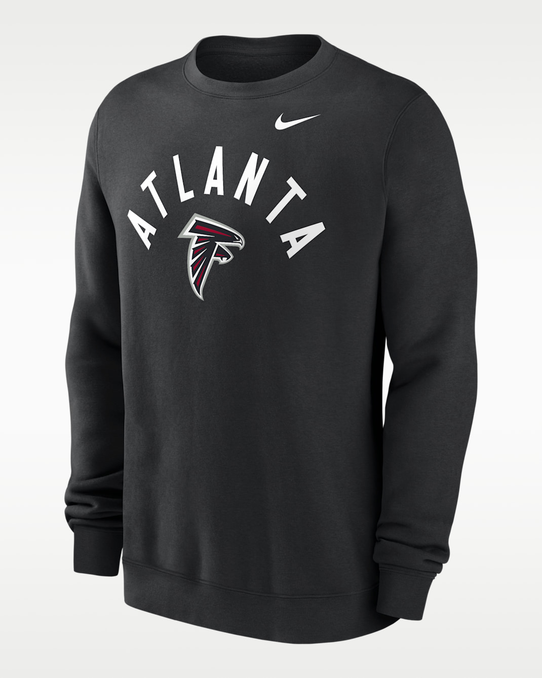 Atlanta Falcons Club Men's Nike NFL Pullover Crew - Black