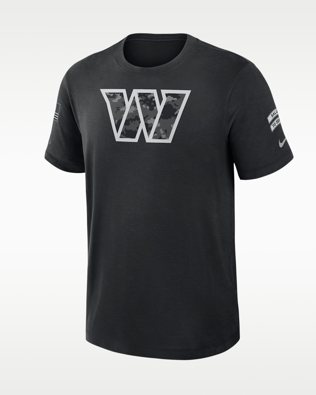 Washington Commanders Salute to Service Slub Men's Nike Dri-FIT NFL T-Shirt - Black