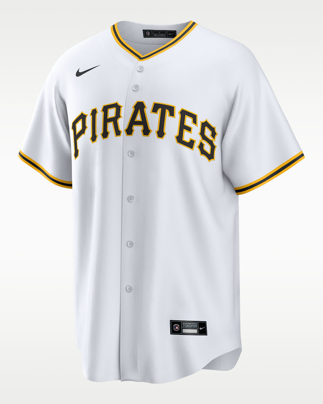 Jersey Nike de la MLB Replica para hombre Oneil Cruz Pittsburgh Pirates - Blanco