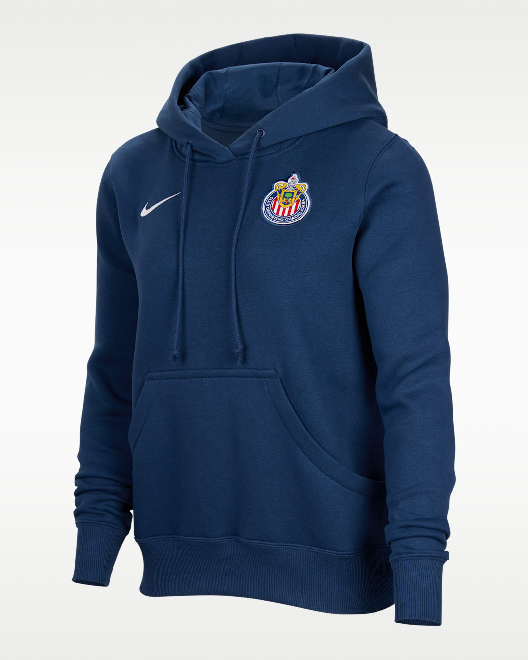 Sudadera con gorro sin cierre de futbol Nike Sportswear para mujer Chivas Phoenix Fleece - Azul valiente/Blanco