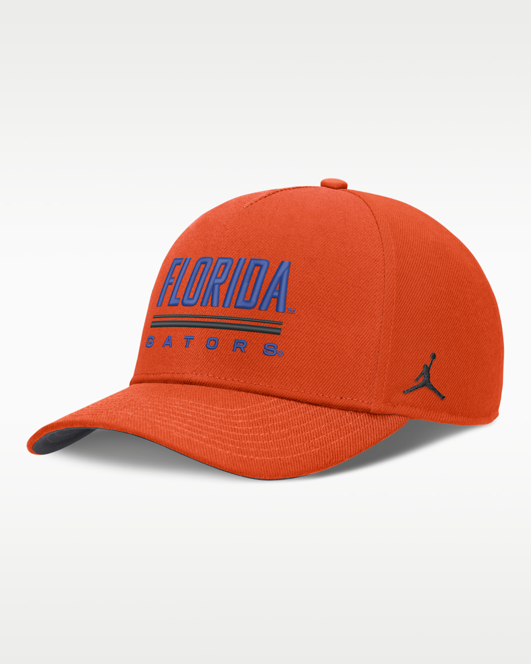 Florida Sideline Practice Rise Men's Jordan Brand Dri-FIT College Adjustable Hat - Orange/Blue/Blue