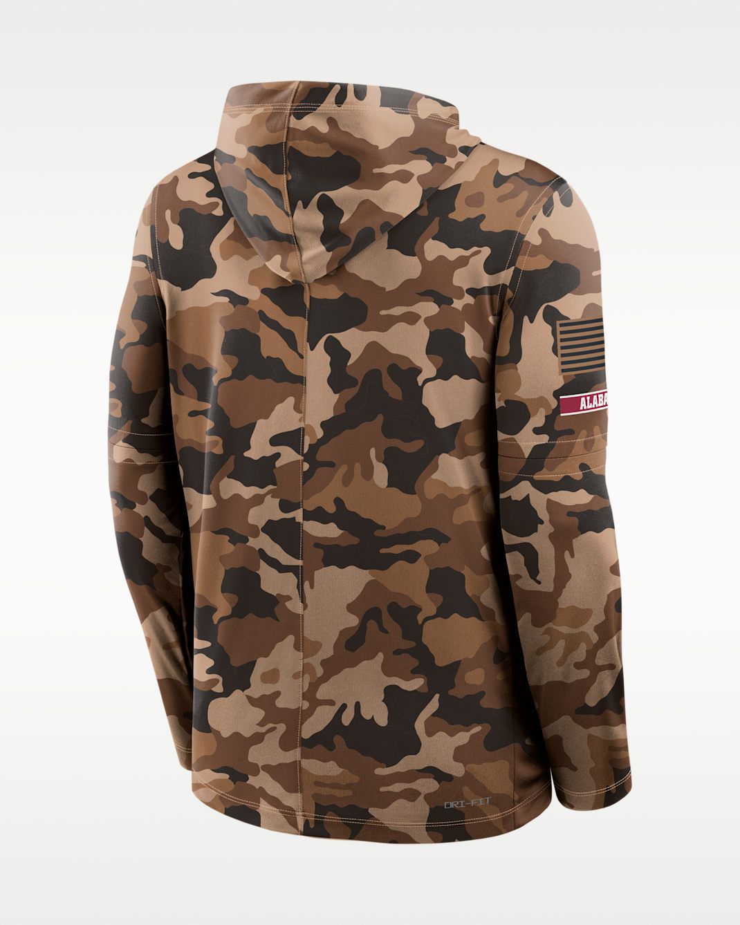 Alabama 2026 Military Appreciation Men's Nike Dri-FIT College Long-Sleeve Hooded Top
