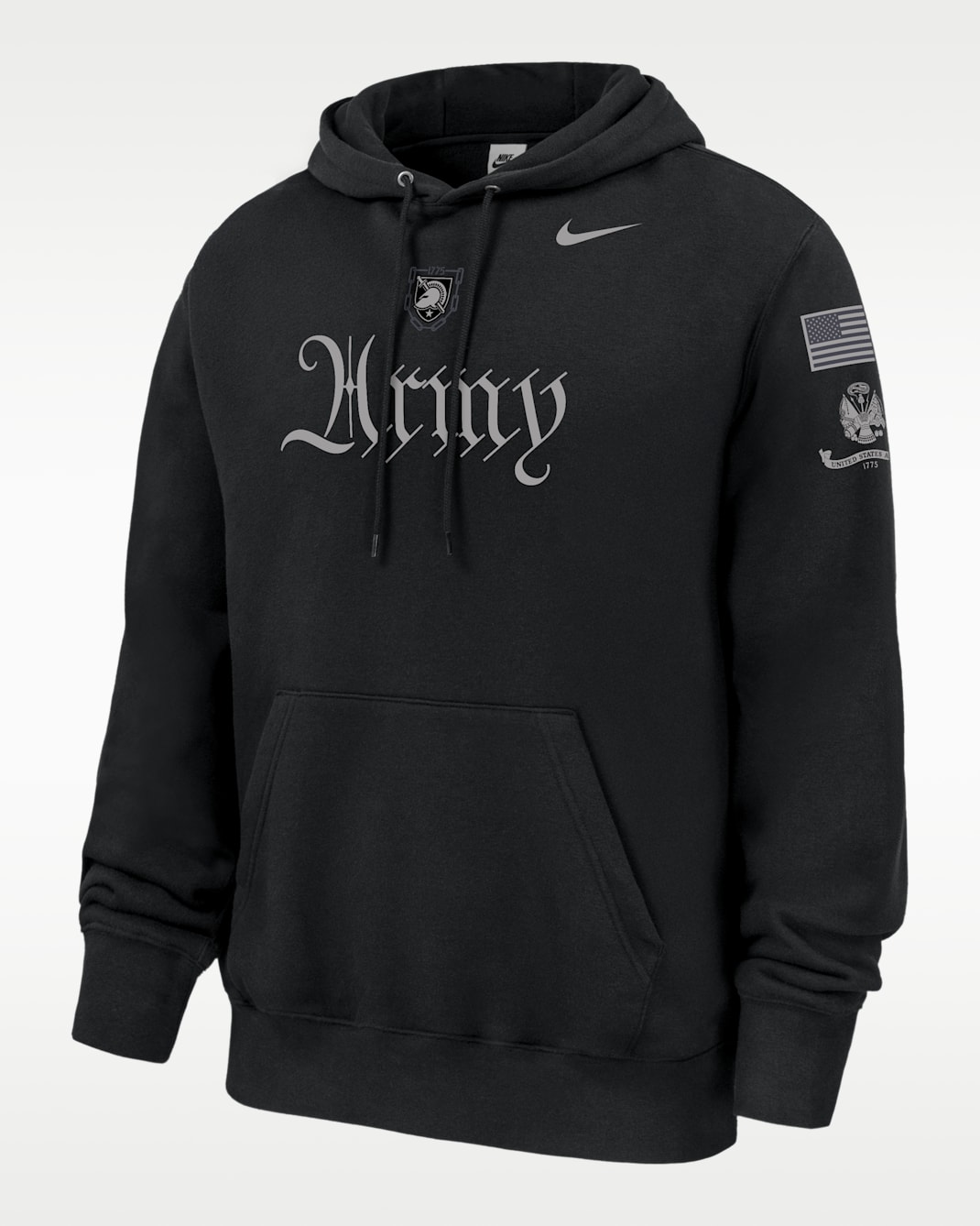 Army Rivalry Club Men's Nike College Pullover Hoodie - Black