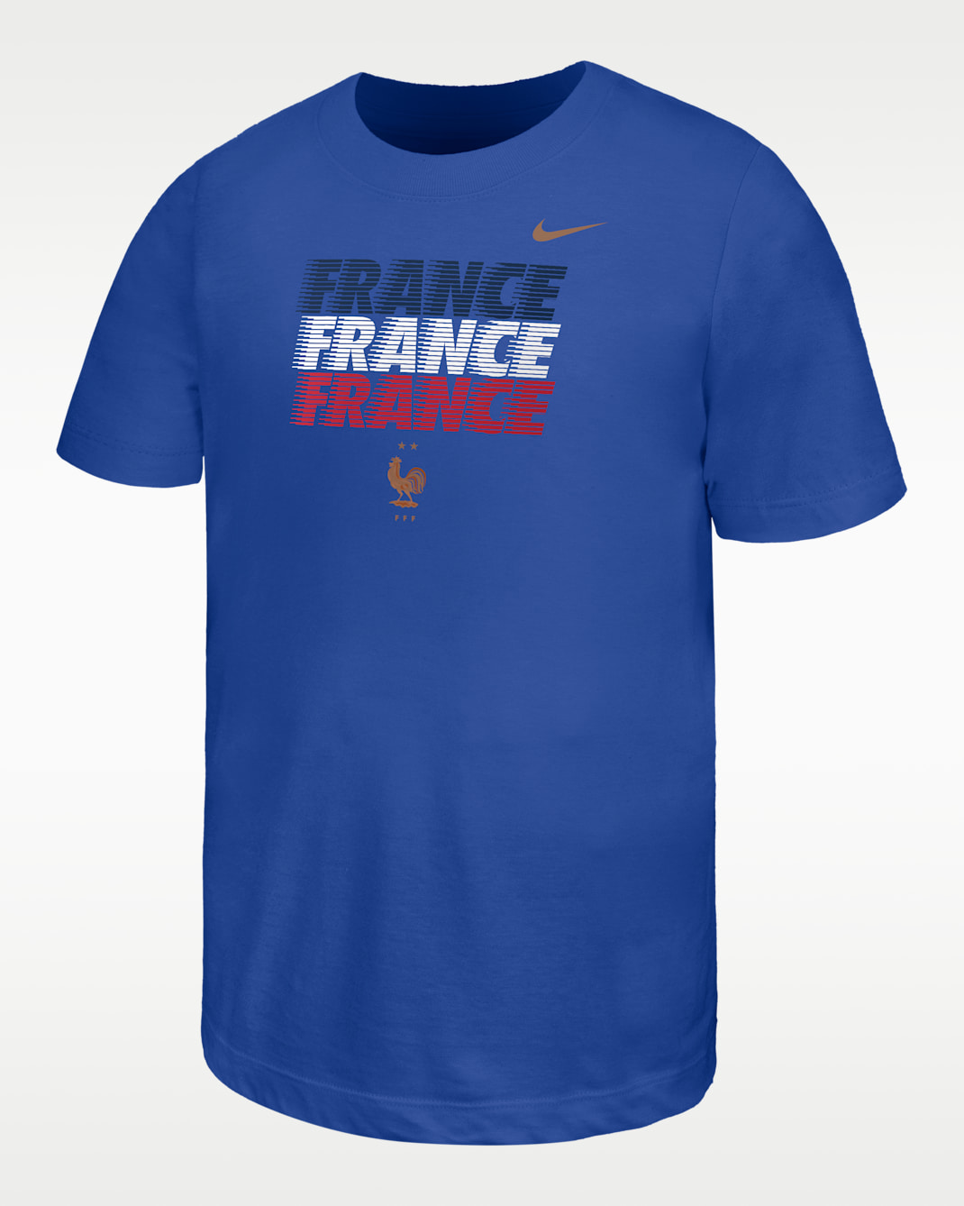 FFF Big Kids' Nike Soccer T-Shirt - Game Royal