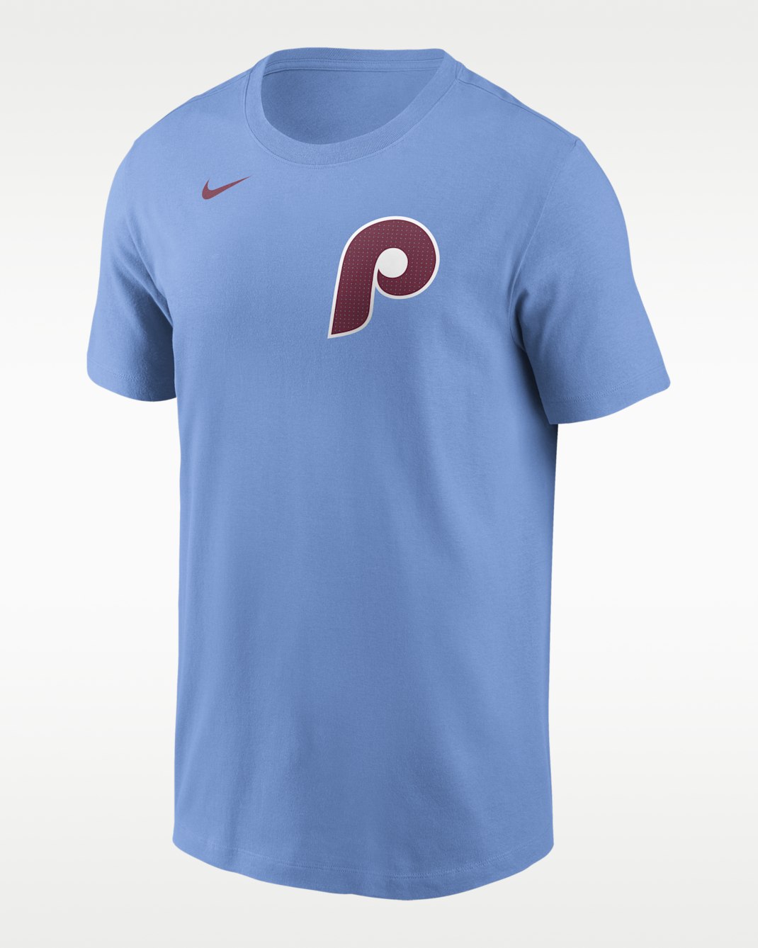 Playera Nike de la MLB para hombre Bryce Harper Philadelphia Phillies Fuse - Azul claro