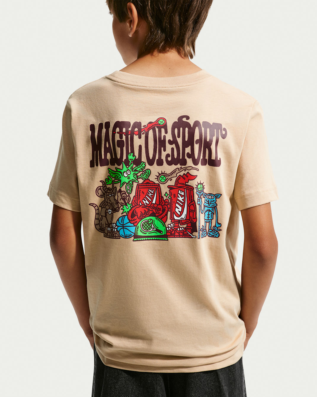 Nike Sportswear Big Kids' T-Shirt - Linen