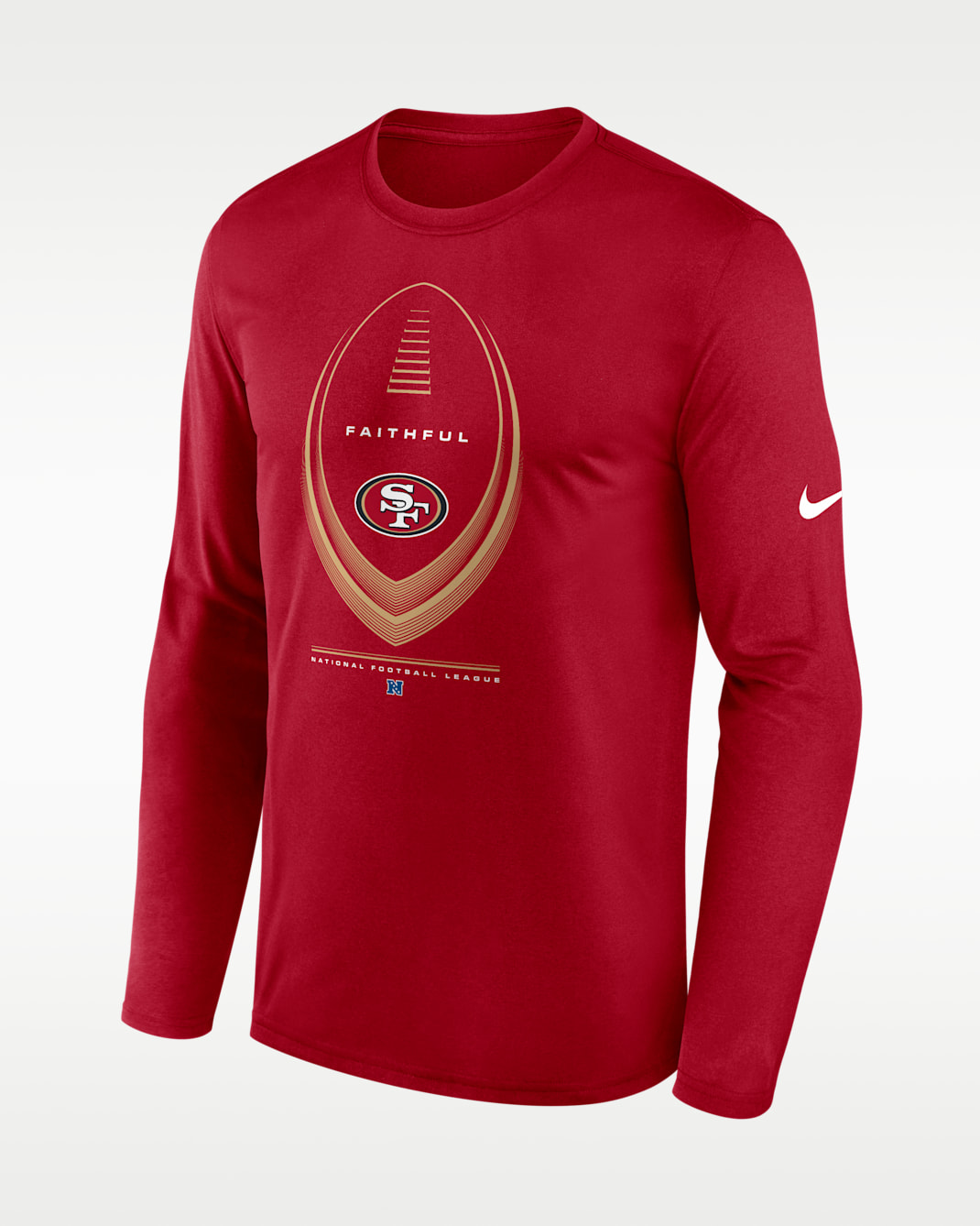 San Francisco 49ers Legend Icon Men's Nike Dri-FIT NFL Long-Sleeve T-Shirt - Red