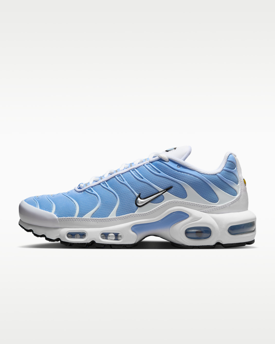 Nike Air Max Plus Women's Shoes - White/Aluminum/Black/Metallic Silver