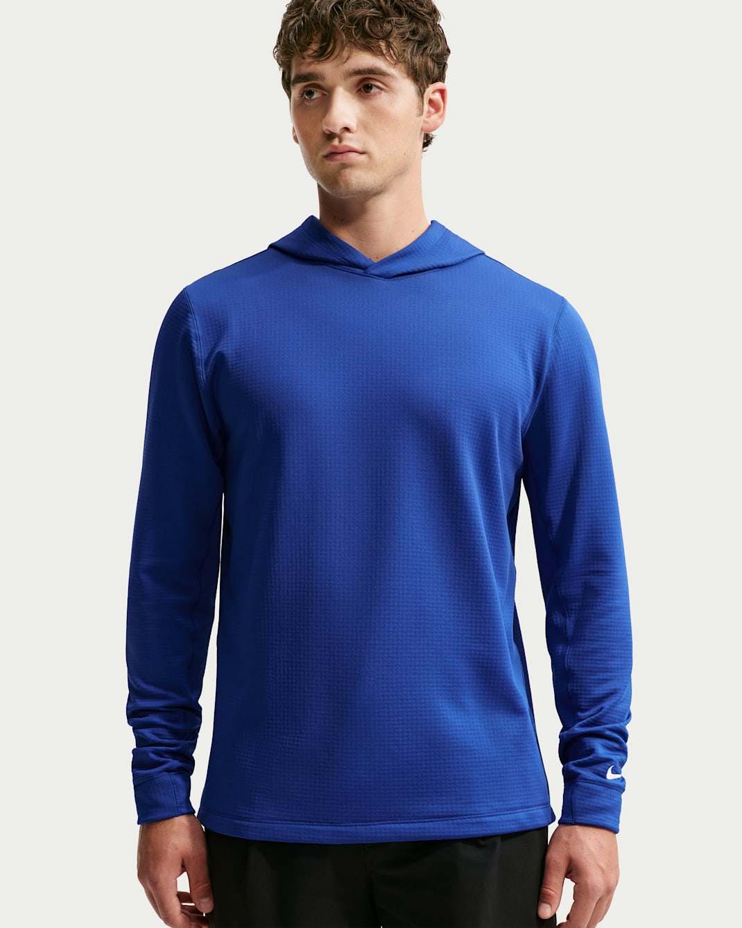 Nike Velocity Men's Therma-FIT Golf Hoodie - Old Royal/White