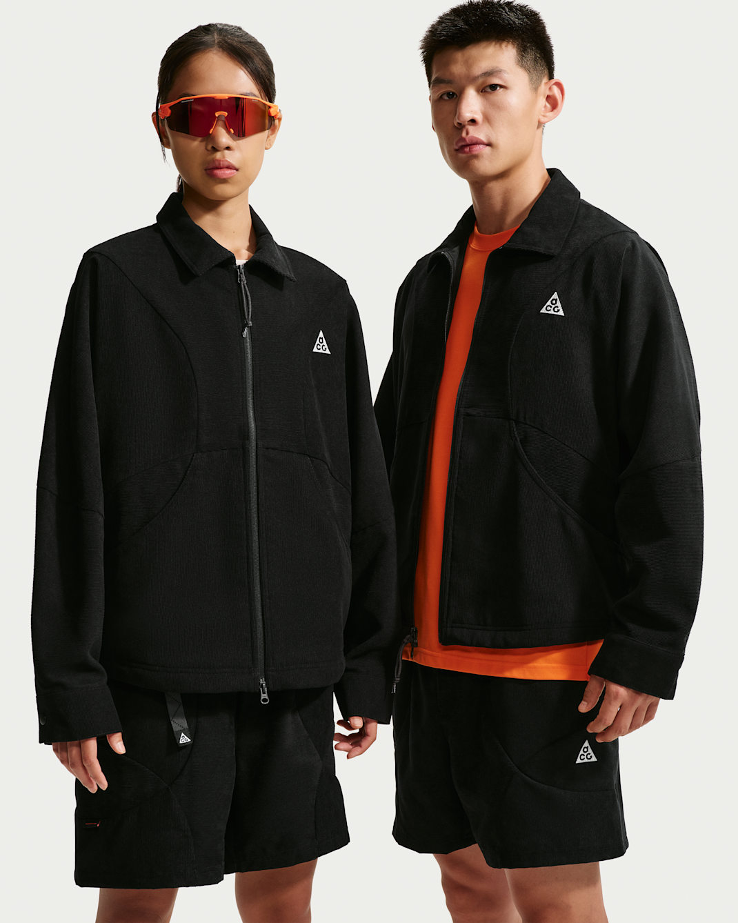 ACG 'Dolomiti' Corduroy Jacket - Black/Black/Summit White
