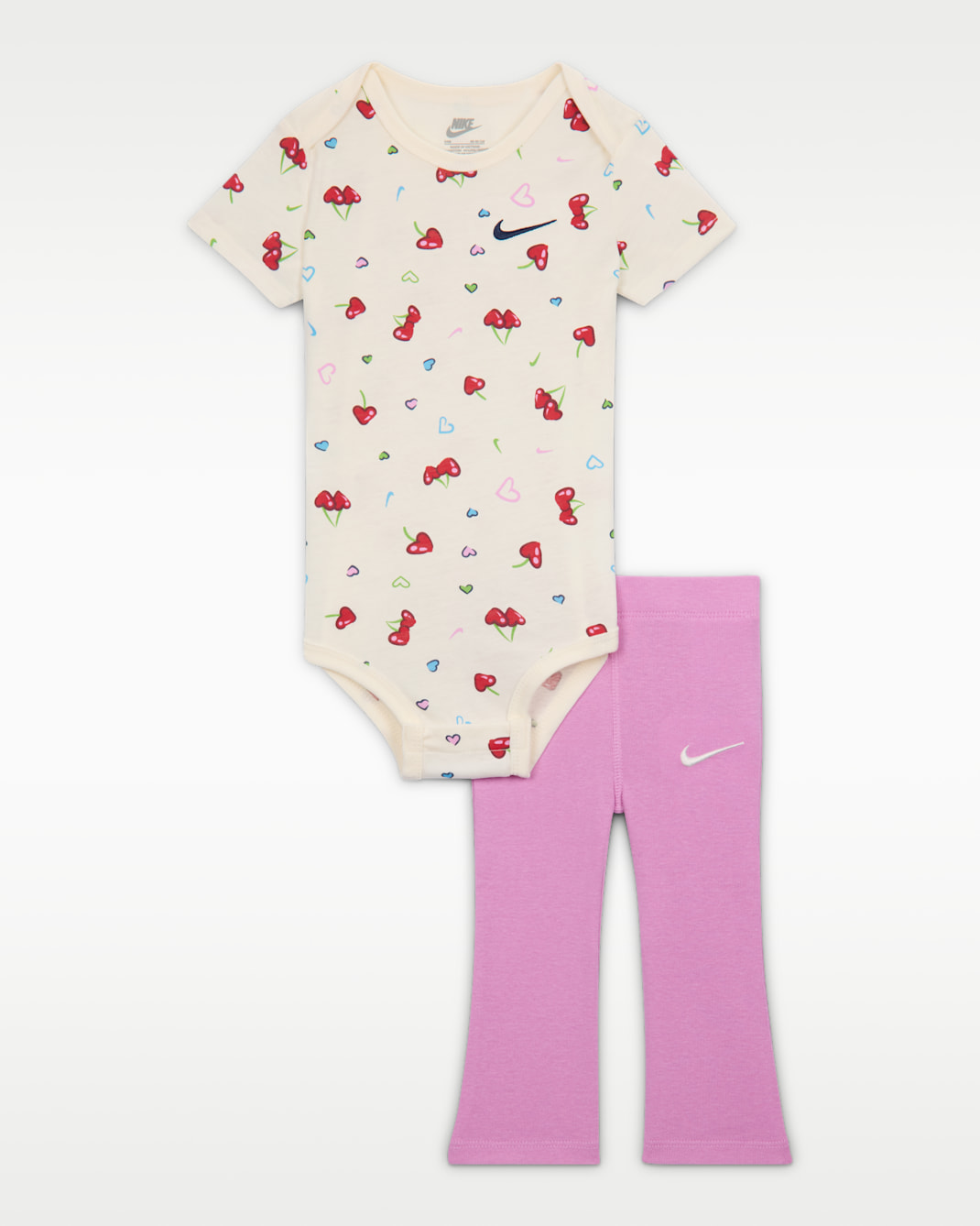 Nike Baby (6-12M) Bodysuit and Leggings Set - Purple