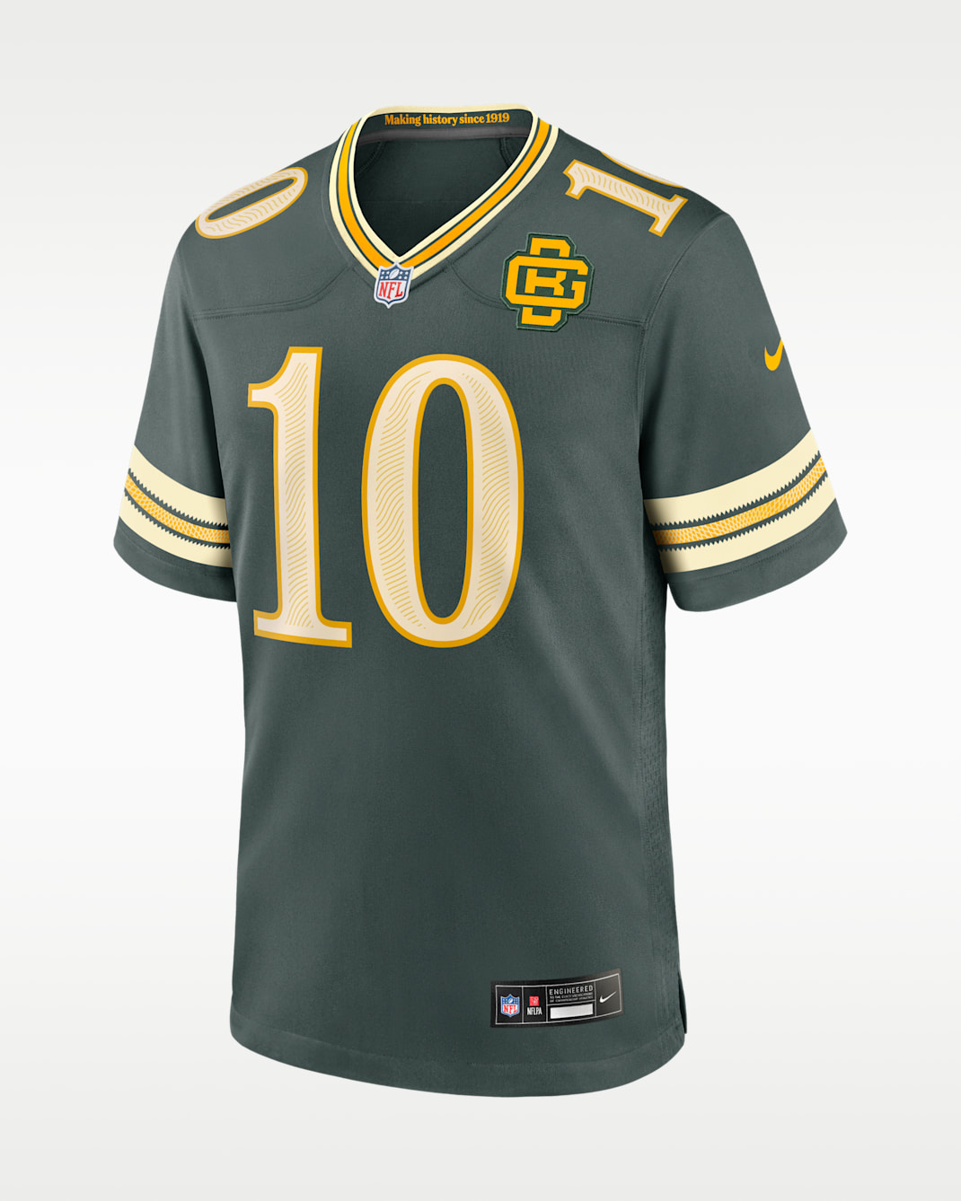 Jordan Love Green Bay Packers Rivalries Collection Men's Nike NFL Game Jersey - Green