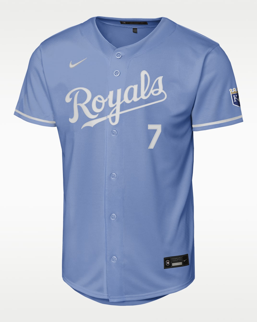 Bobby Witt, Jr. Kansas City Royals Big Kids' Nike MLB Stadium Home Jersey - Light Blue