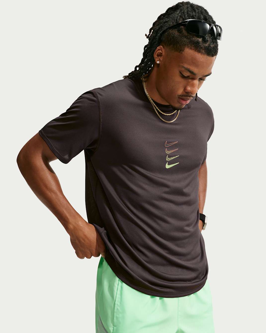 Ανδρική μπλούζα για τρέξιμο Dri-FIT της Nike - Tar