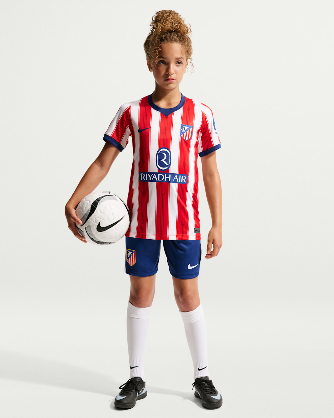 Shorts replica da calcio Nike Dri-FIT Atlético Madrid 2026/27 Stadium da ragazzo/a – Home - Deep Royal Blue/Bianco/Bianco
