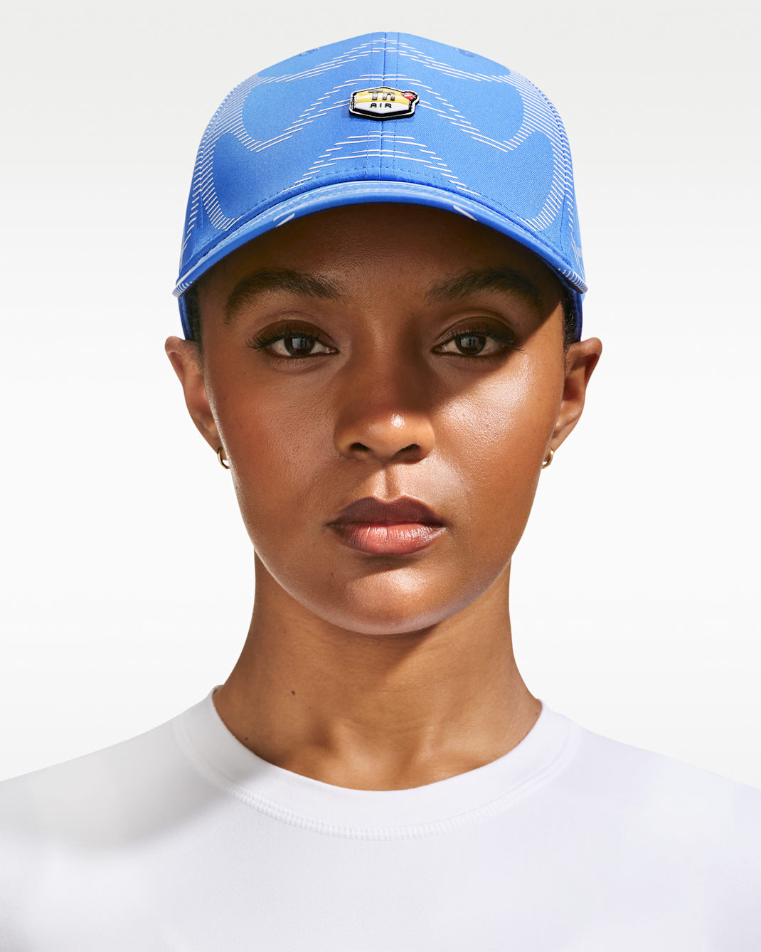 Casquette rigide Nike Club - Blue Crystal/Midnight Navy/Blanc