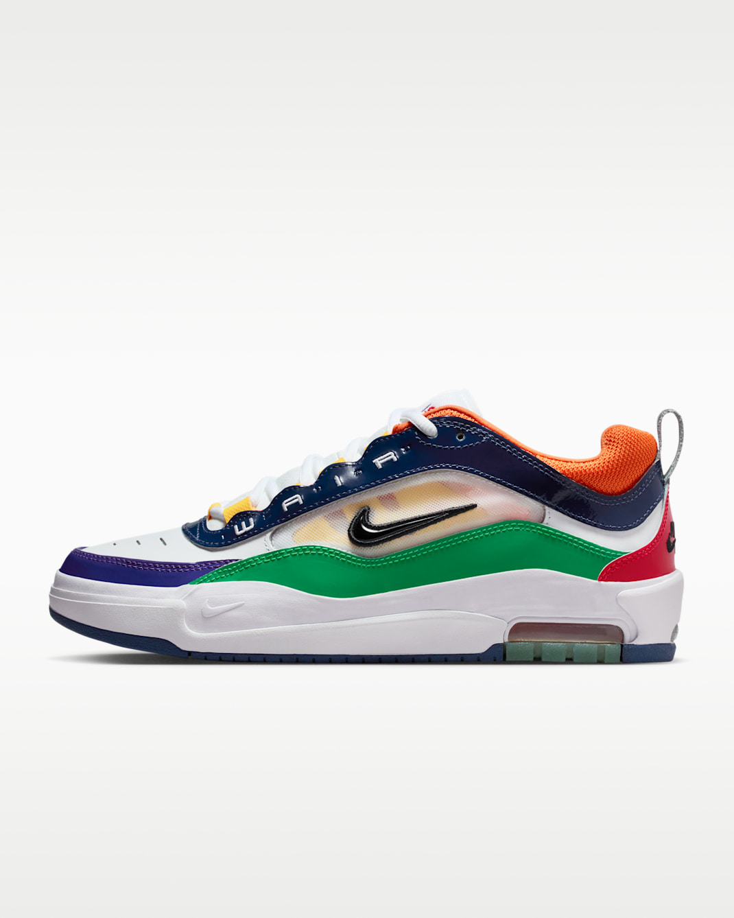 Nike Air Max Ishod Premium Skate Shoes - University Red/Amarillo/Navy/Black