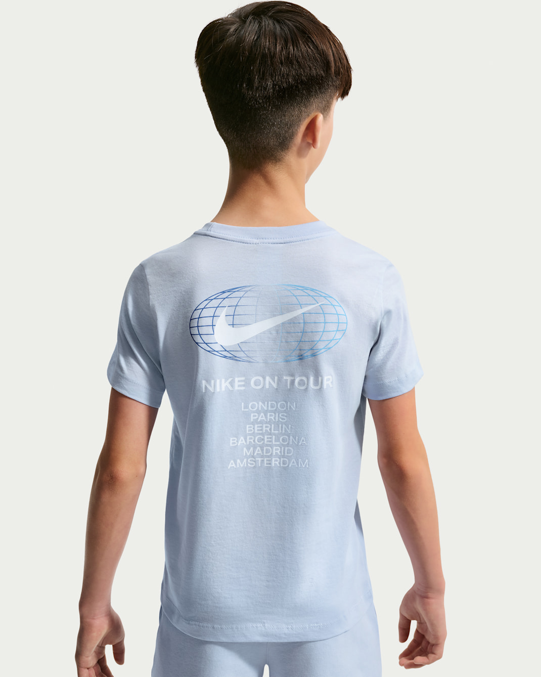 T-shirt sportowy dla dużych dzieci Nike Sportswear - Hydrogen Blue