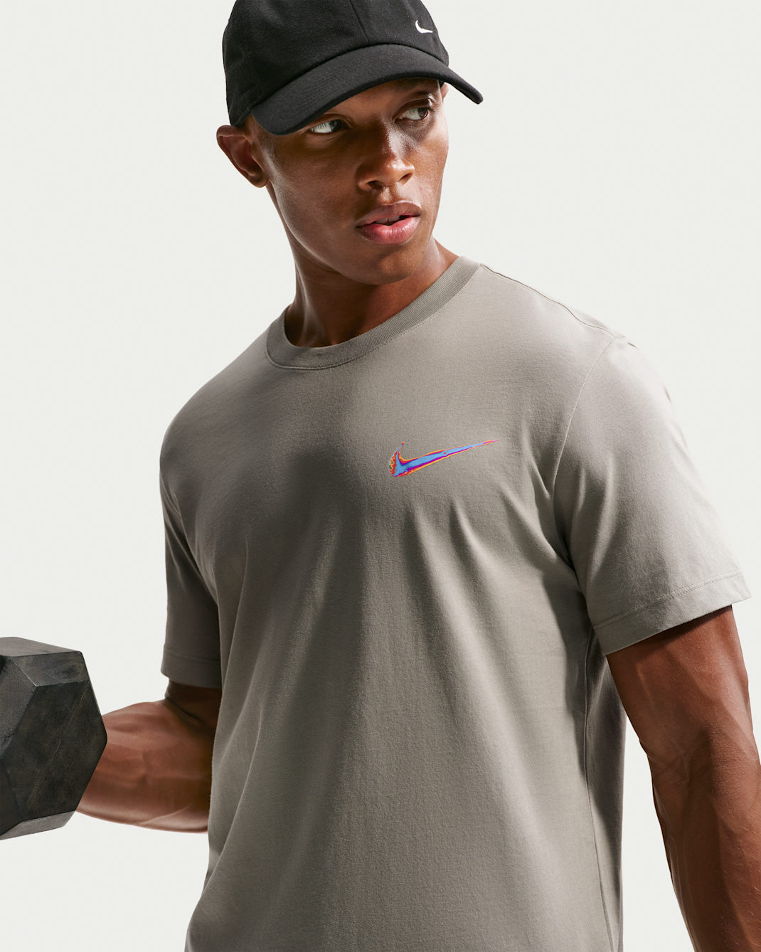 Nike Men's T-Shirt - Light Army