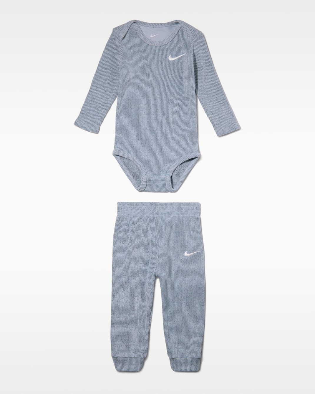 Nike Baby Essentials Baby (6-12M) Long-Sleeve Bodysuit and Pants Set - Glacier Blue