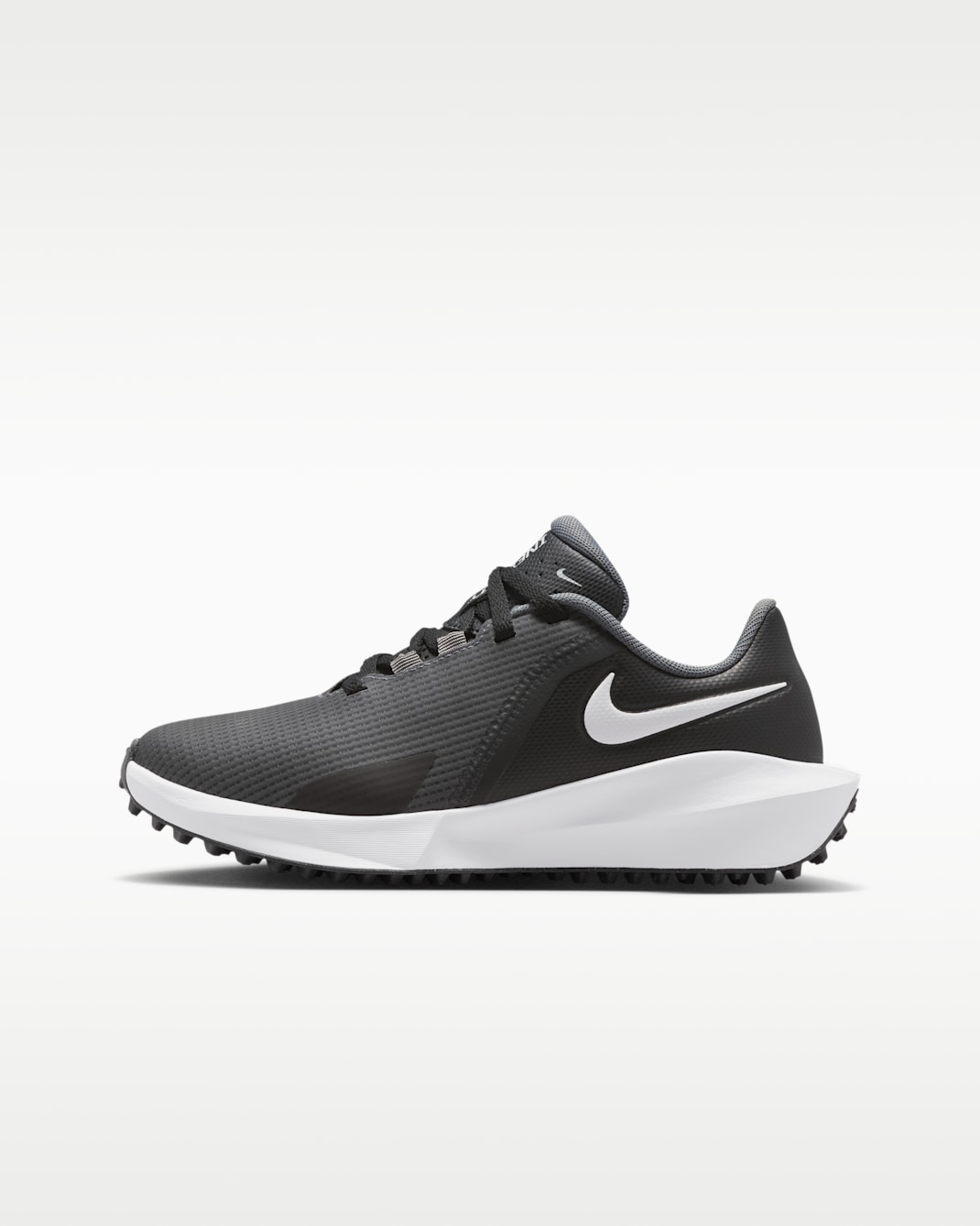 Nike Infinity G Jr. '24 Golfschuh für ältere Kinder - Schwarz/Smoke Grey/Weiß