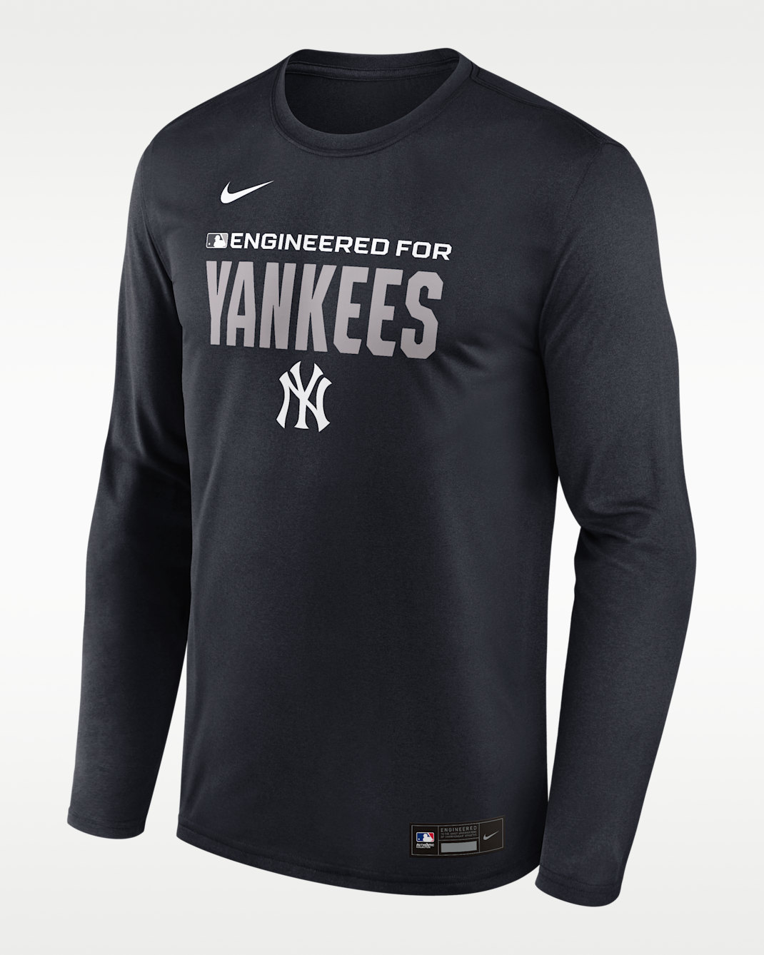 New York Yankees Authentic Collection Team Issue Men's Nike Dri-FIT MLB Long-Sleeve T-Shirt - Navy