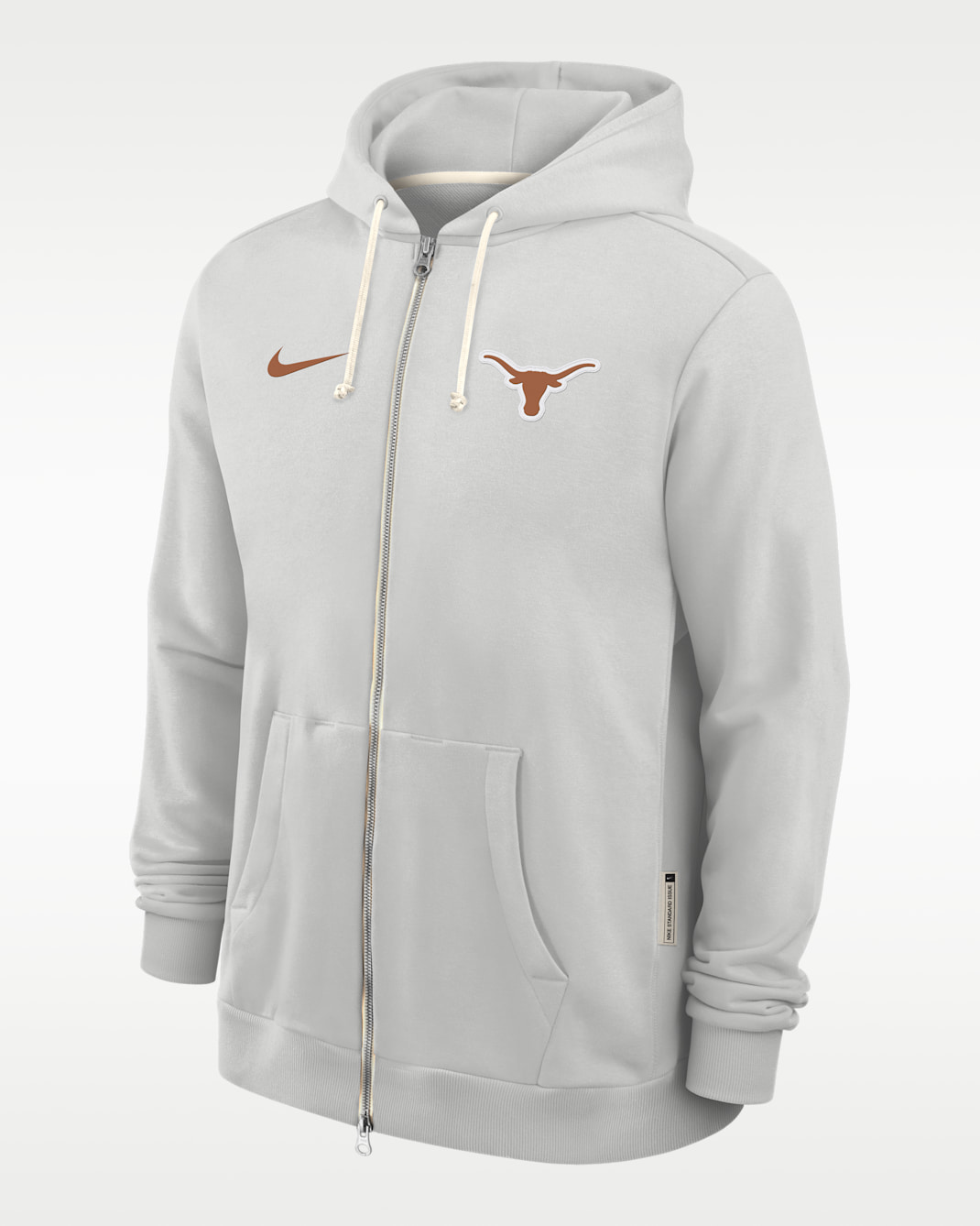 Texas Sideline Men's Nike Dri-FIT College Full-Zip Hoodie - Grey